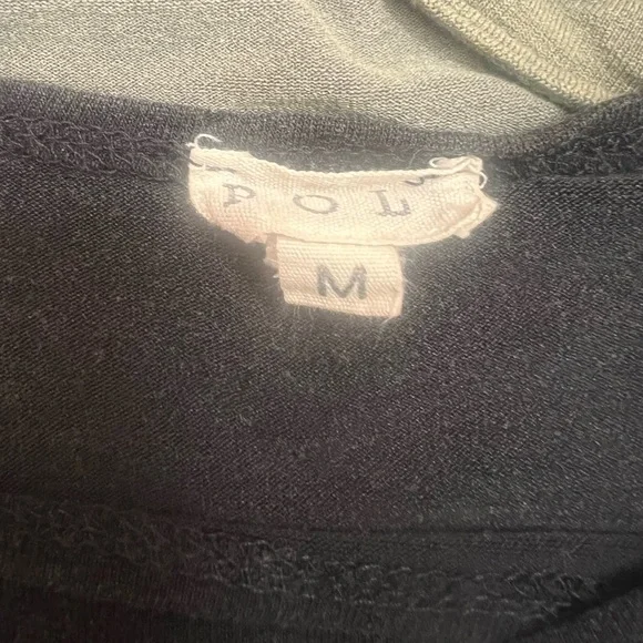 POL Black and Gray Deconstructed T-Shirts M - Picture 4 of 4